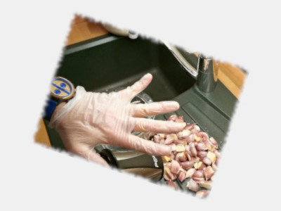 Knoblauch vorbereiten