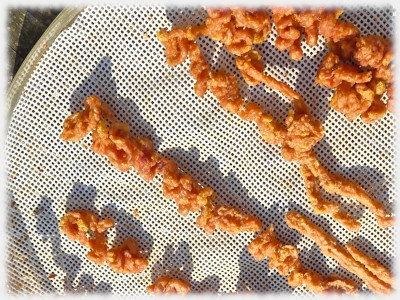 helles, dunkles Fleisch gewolft